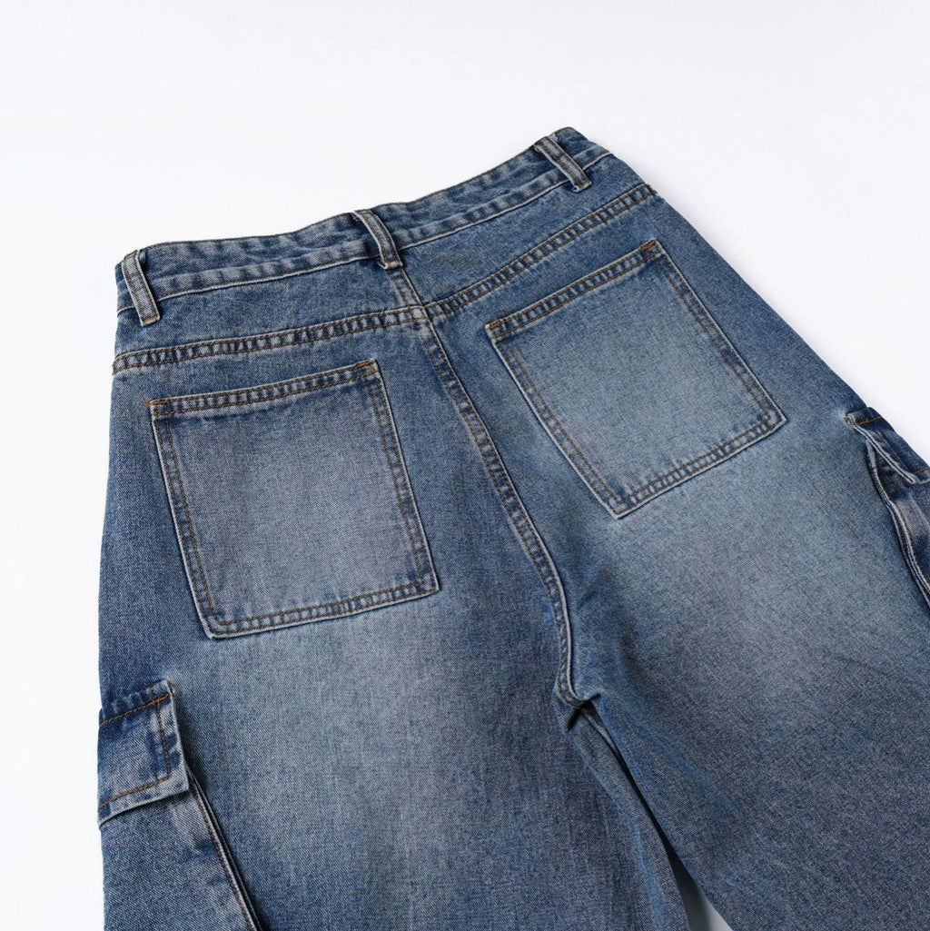 Double pocket fashion jeans