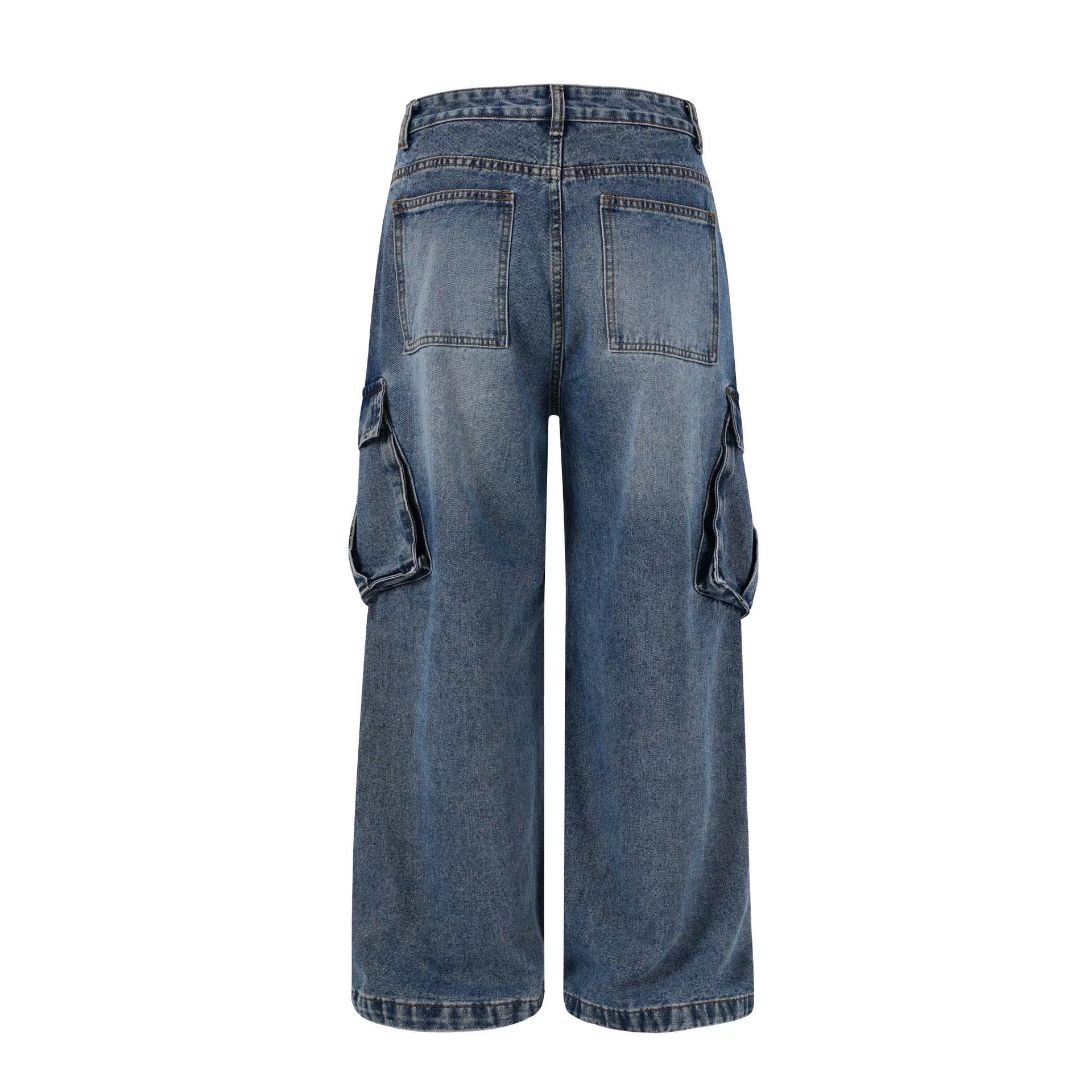 Double pocket fashion jeans