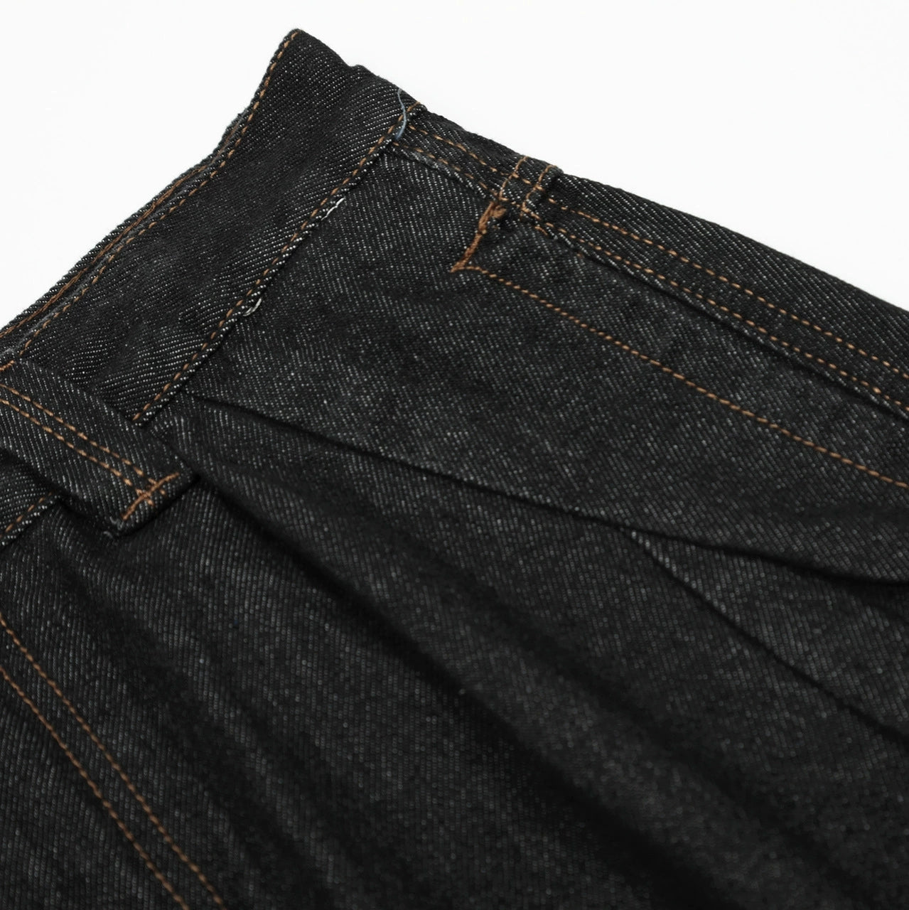 Fashion workwear jeans high street embroidery loose wide pants