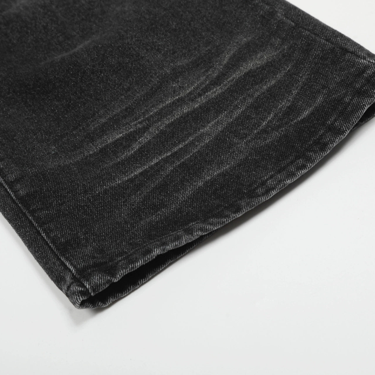 Fashion workwear jeans high street embroidery loose wide pants