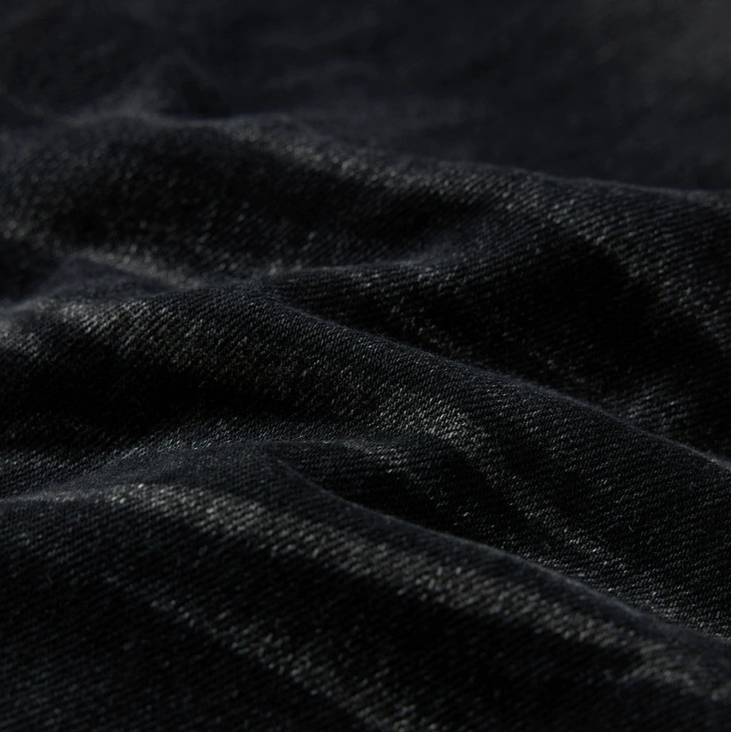 Fashion workwear jeans high street embroidery loose wide pants