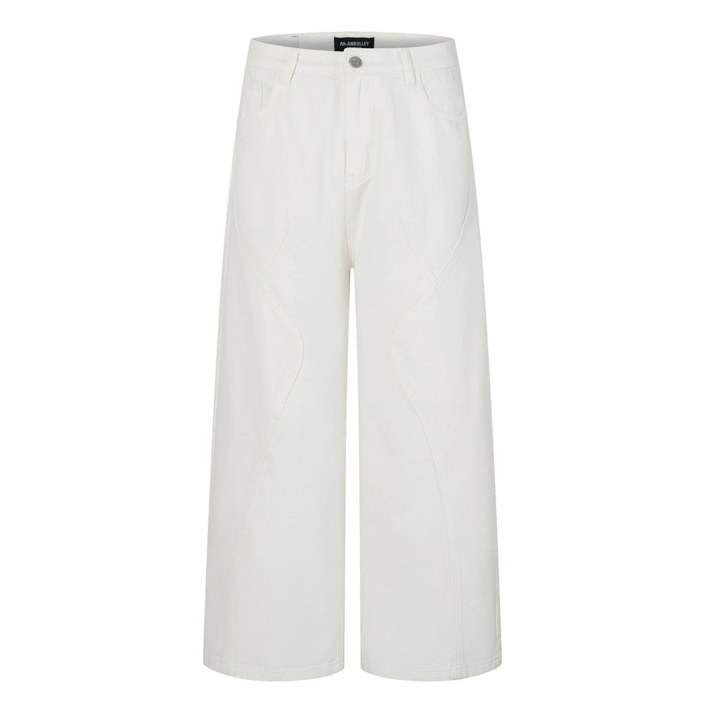 Solid color sports loose casual pants