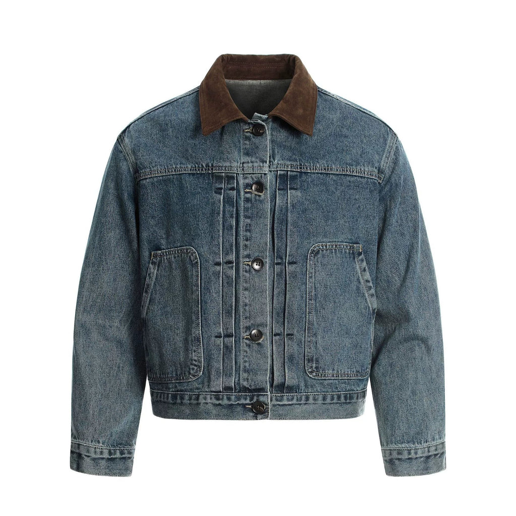 Fashionable denim sports casual jacket