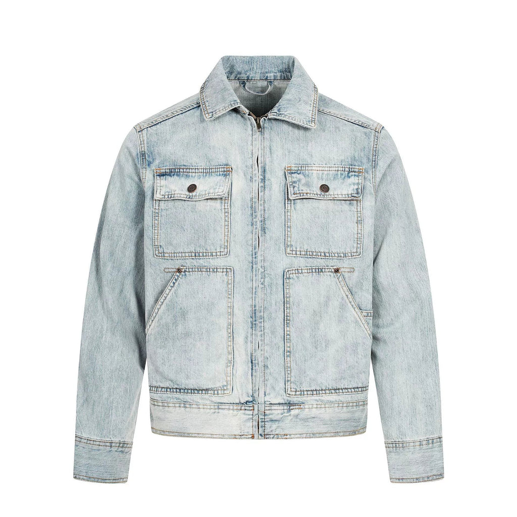 Fashionable denim sports casual jacket