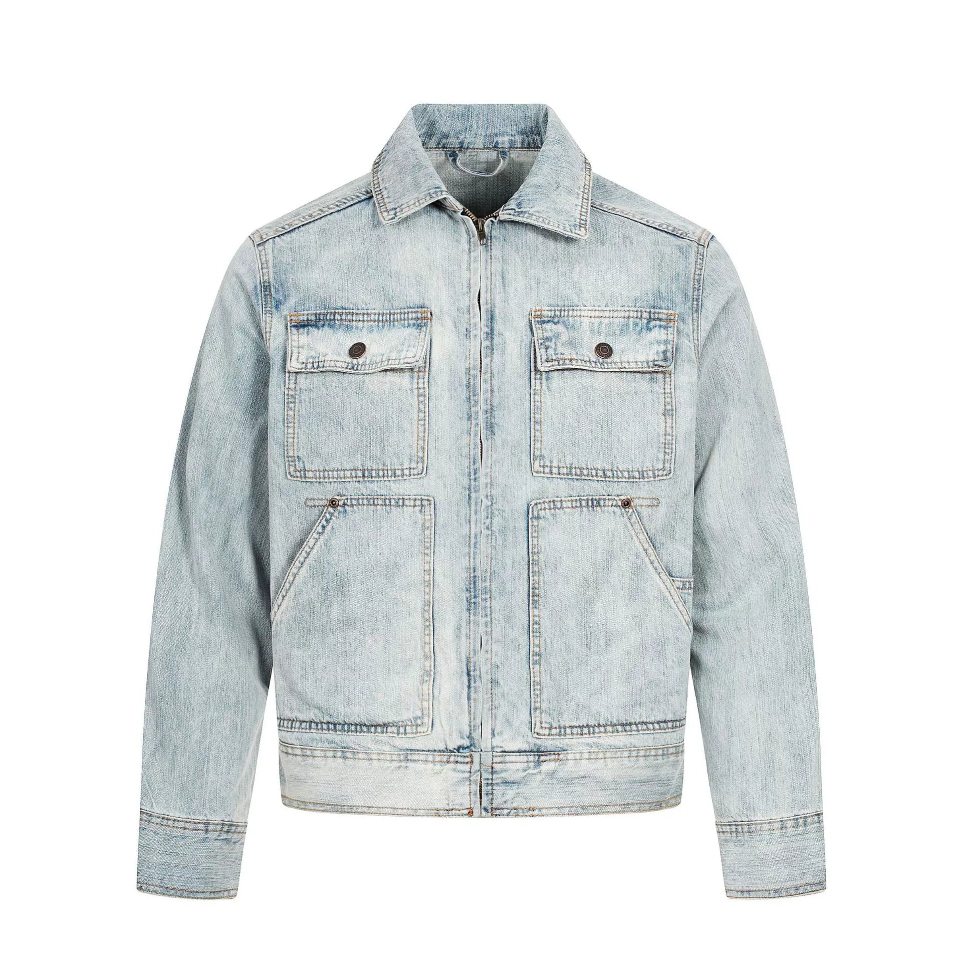 Fashionable denim sports casual jacket
