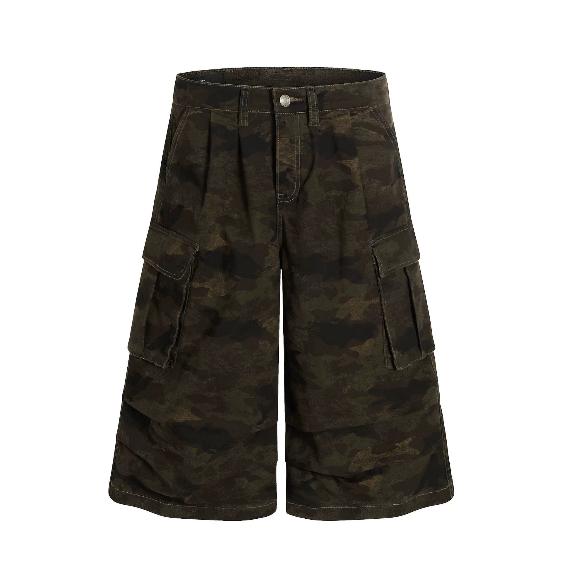Fashion sports loose camouflage shorts