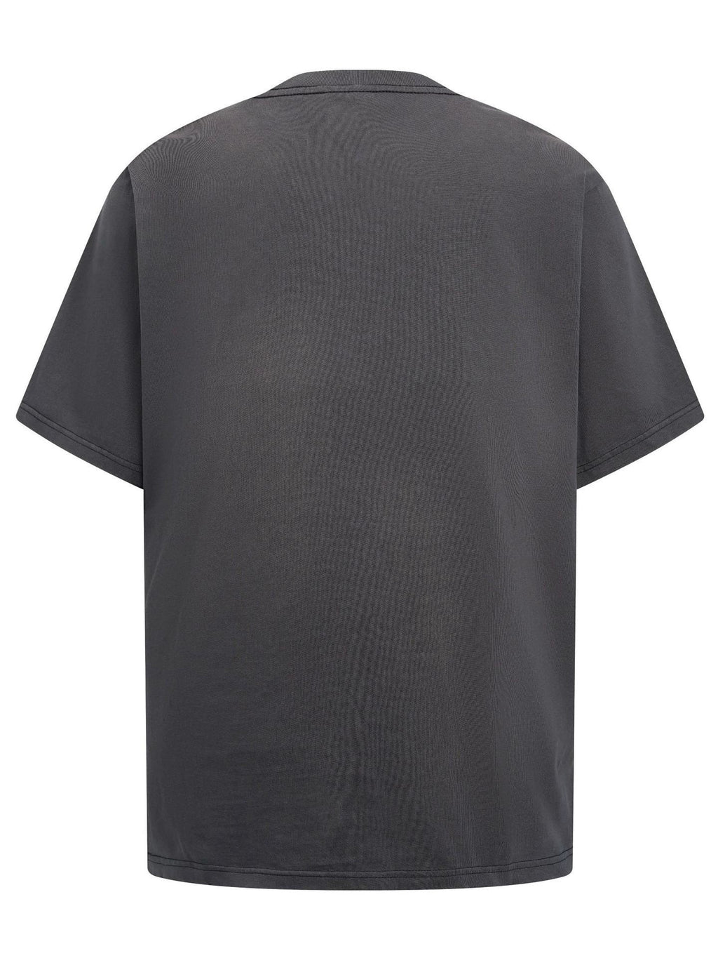 Fashion printed solid color T-shirt