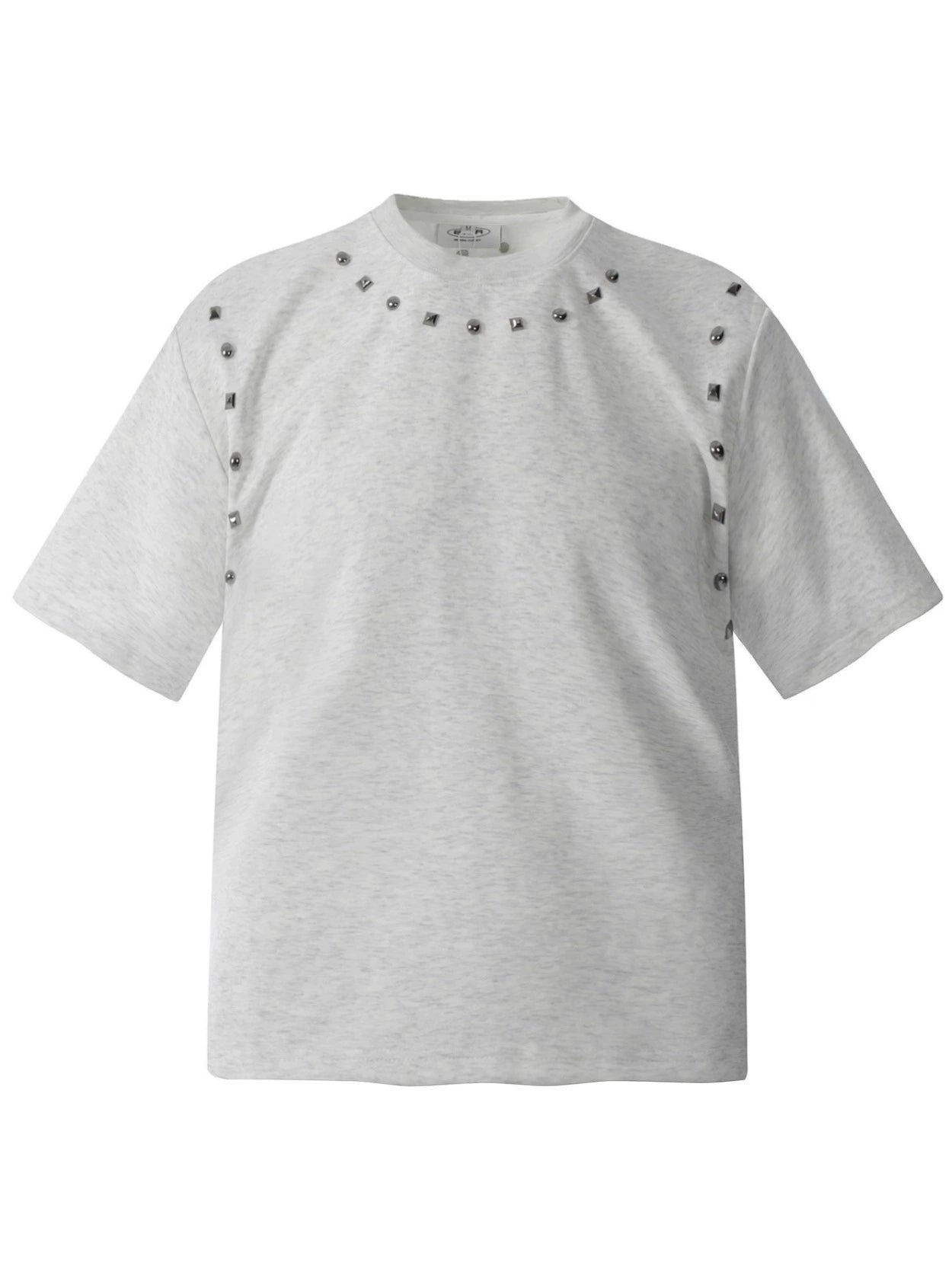 Fashion printed solid color T-shirt