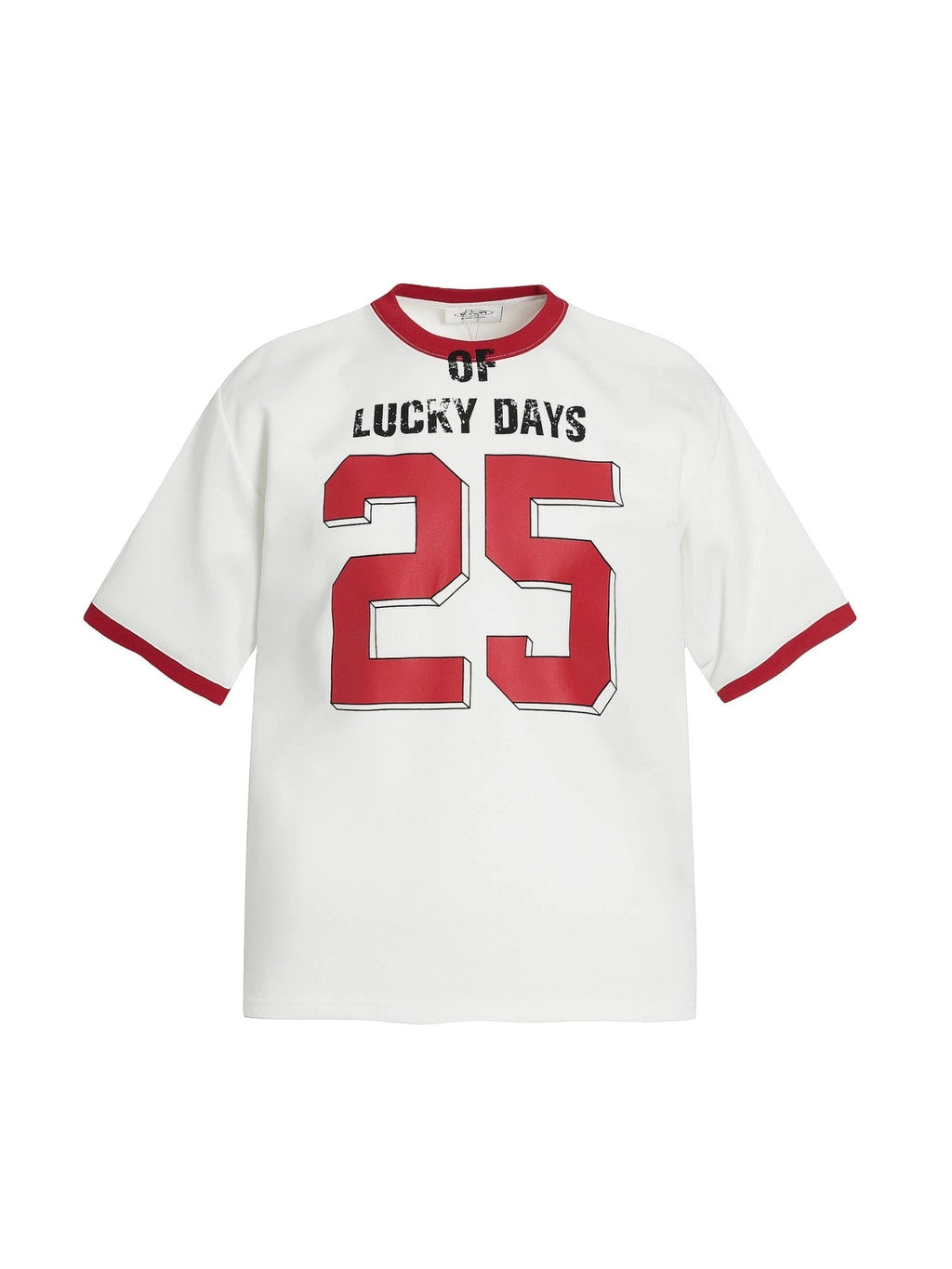 Fashion printed solid color T-shirt