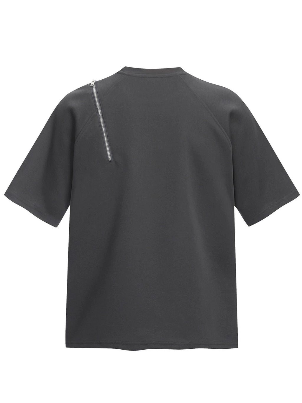 Fashion printed solid color T-shirt