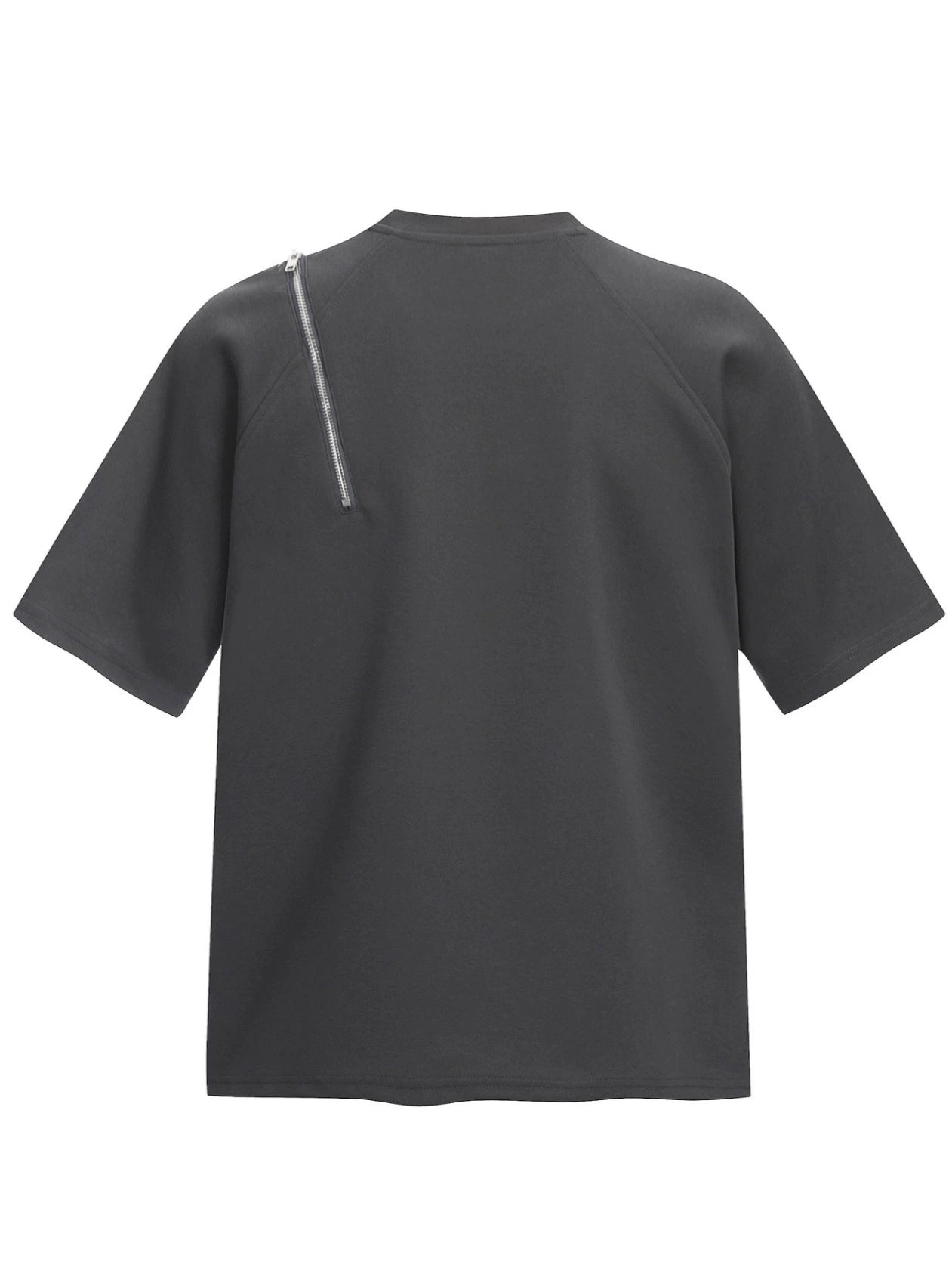 Fashion printed solid color T-shirt